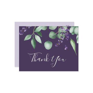 Rustic Lavender | Purple Thank You PostInvitations