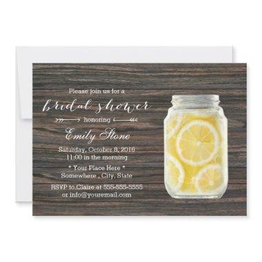 Rustic Lemonade Mason Jar