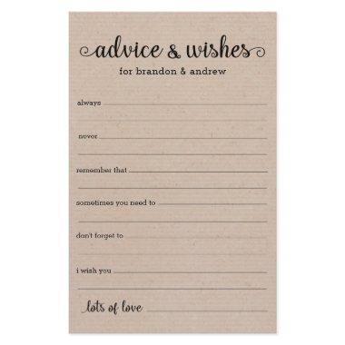 Rustic LGBTQ Wedding Advice and Wishes