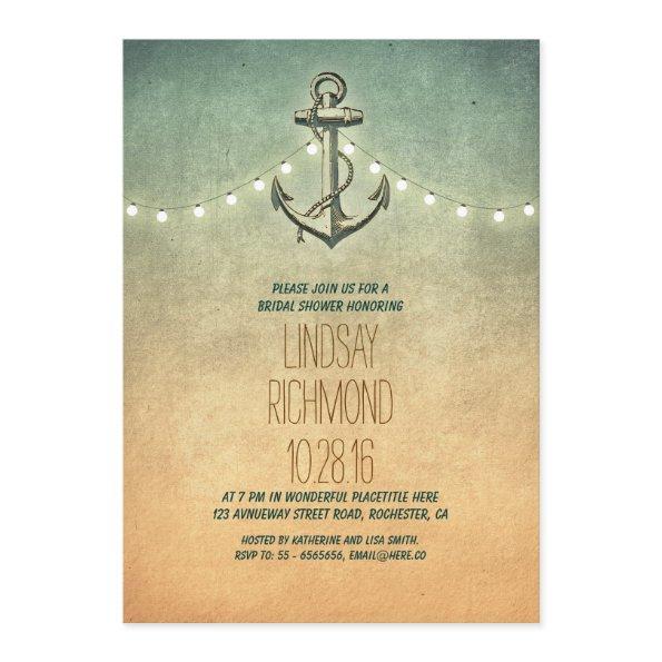 Rustic lights nautical