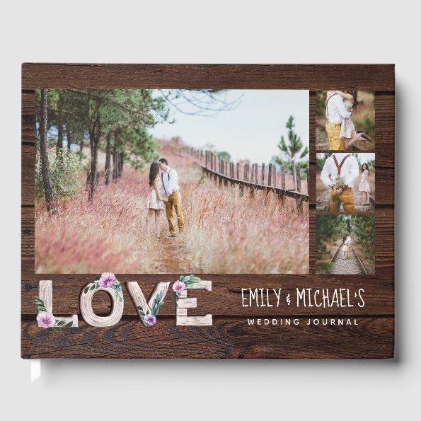Rustic Love Lilac Wedding  Photos Guest Book
