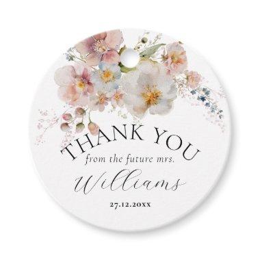 Rustic Meadow Wildflower  Favor Tags