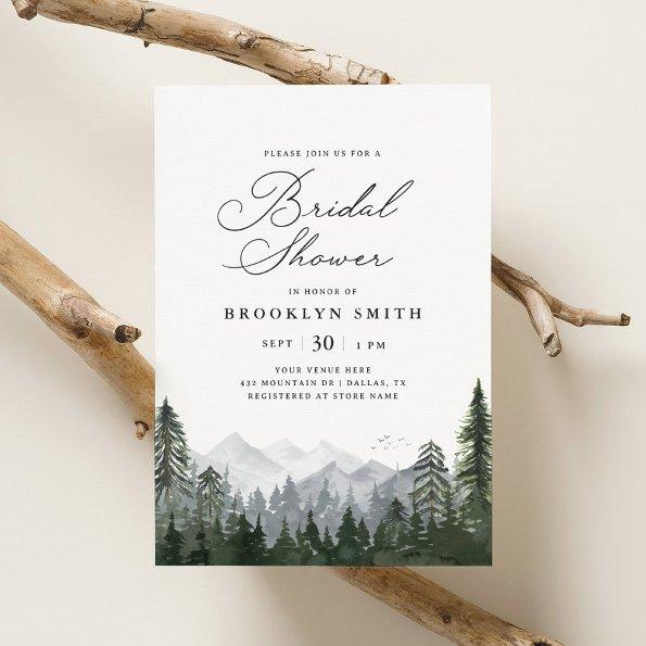 Rustic Mountain Pine Tree