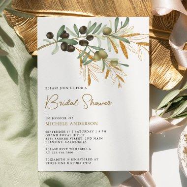 Rustic Olive Branch Leaves