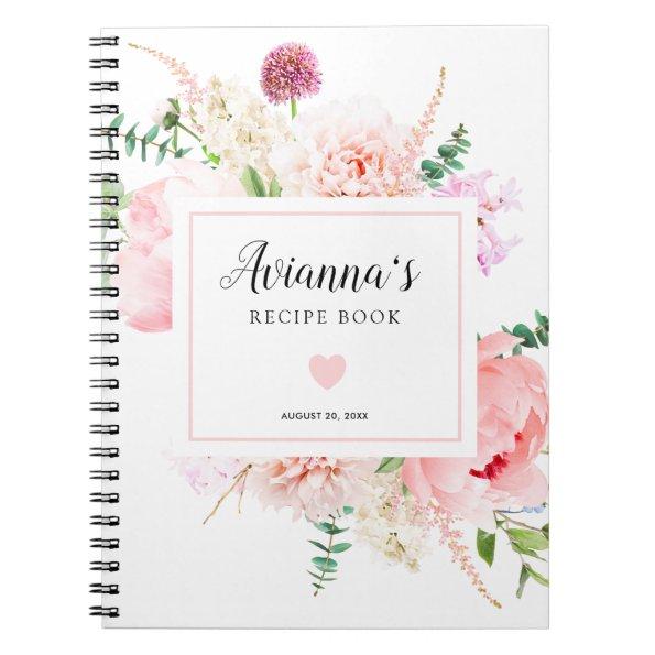 Rustic Pink Peony  Notebook