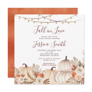 Rustic Pumpkin Boho Fall in Love