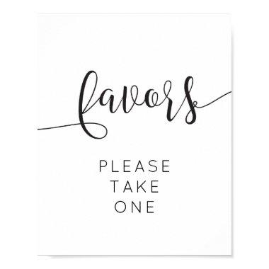 Rustic Script Favors Sign