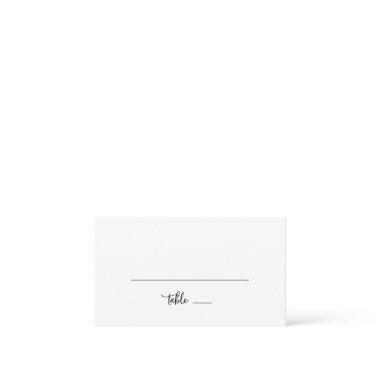Rustic Script Flat Wedding Place