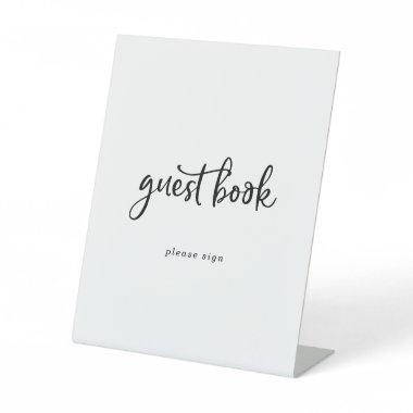 Rustic Script Guest Book Sign