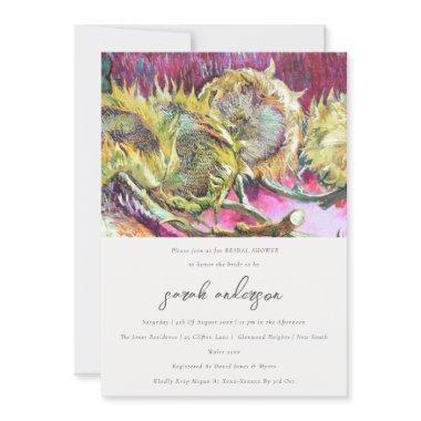 Rustic Script Yellow Sunflower