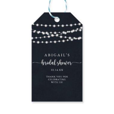 Rustic String Lights  Gift Tags