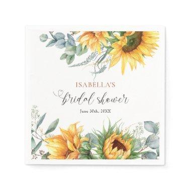 Rustic Sunflower  Napkins