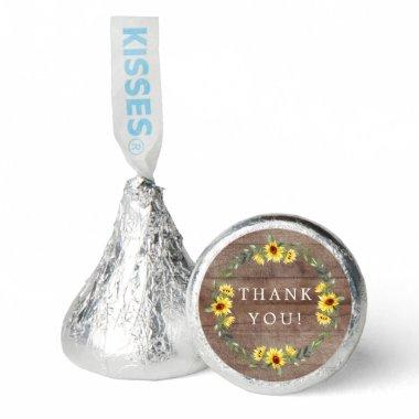 Rustic Sunflower  Thank You Hershey®'s Kisses®
