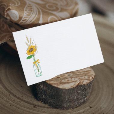 Rustic Sunflower Country Floral Wedding Party Place