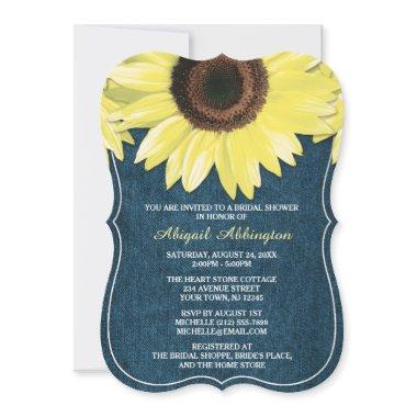 Rustic Sunflower Denim