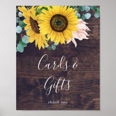 Rustic Sunflower | Wood Invitations and Gifts Sign