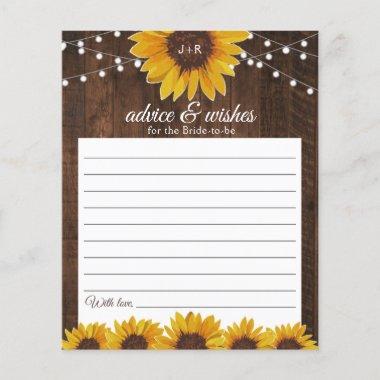 Rustic Sunflowers & Lights Monogram Wedding Advice