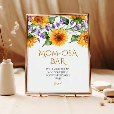 Rustic Sunflowers Shower Momosa Bar Sign