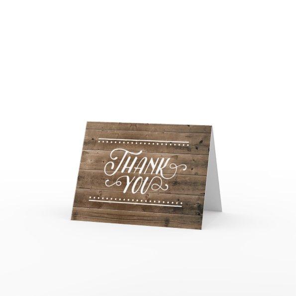 Rustic Thank You