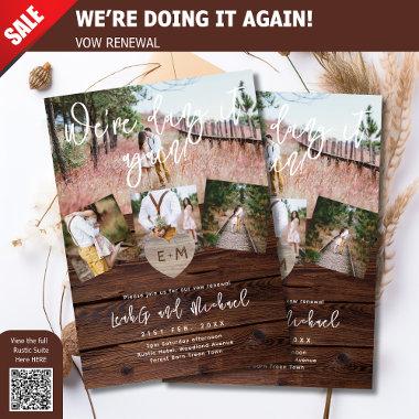 RUSTIC VOW RENEWAL ENGAGEMENT  PHOTO