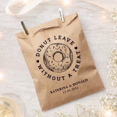 Rustic Wedding Donut Favor Bag