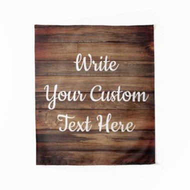 Rustic Wedding Reception Photo Booth Backdrop Prop