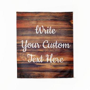 Rustic Wedding Reception Photo Prop Backdrop Sign