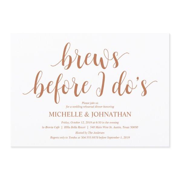 Rustic Wedding Rehearsal Dinner, Modern Copper