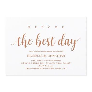 Rustic Wedding Rehearsal Dinner, Modern Copper