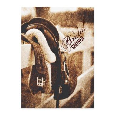 Rustic western cowboy horse saddle