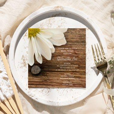 Rustic White Daisy Barn Wood Country