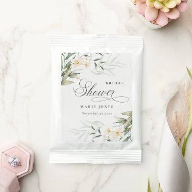 Rustic White Greenery Floral Bunch  Margarita Drink Mix