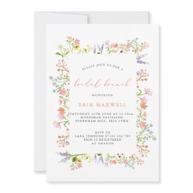 Rustic Wildflower Frame Bridal Brunch