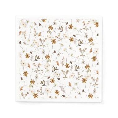 Rustic Wildflowers  Napkins
