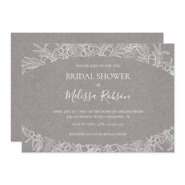 Rustic Winter | Grey Horizontal