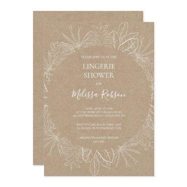 Rustic Winter | Kraft Lingerie Shower