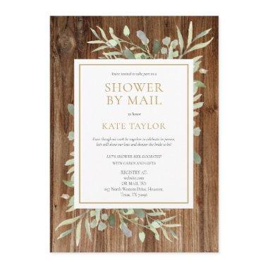 Rustic Wood  By Mail Greenery