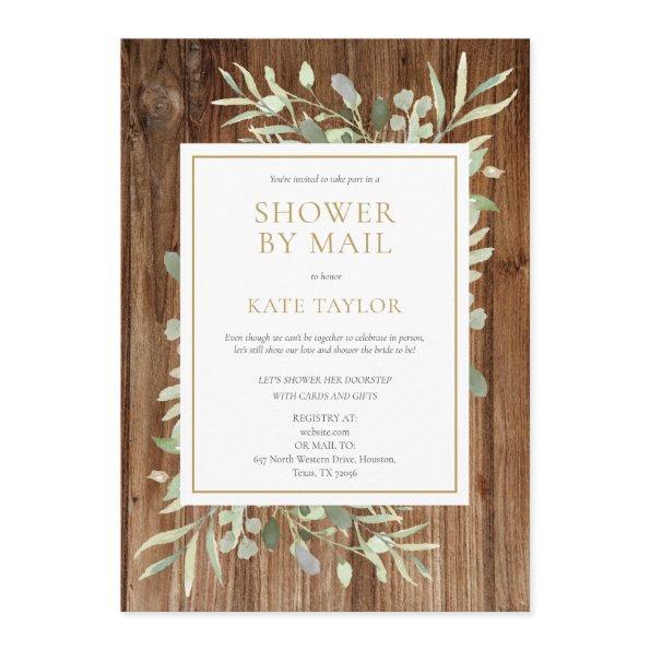 Rustic Wood  By Mail Greenery