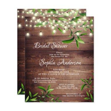 Rustic Wood & Greenery