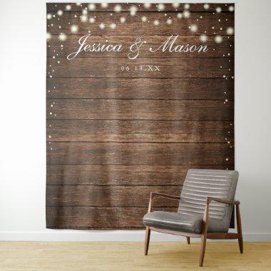 Rustic Wood Wall Backdrop - Wedding Photo Backdrop