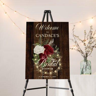 Rustic Woodsy Lighted Wreath  Foam Bo Foam Board