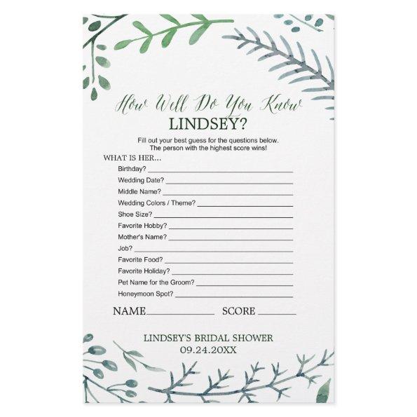 Rustic Wreath How Well Do You Know The Bride Game