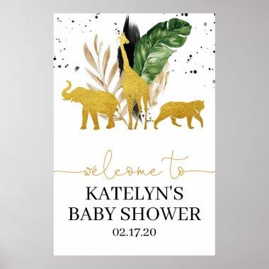 Safari Welcome Sign for Baby Shower or Birthday