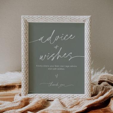 SAGE Advice And Wishes Wedding Sign