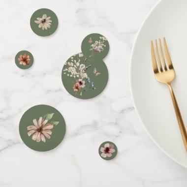 Sage Boho Wedding Confetti