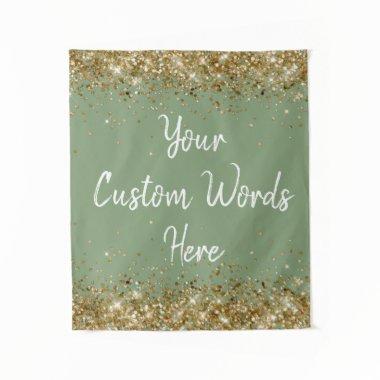 Sage Green Backdrop Birthday Party Photo Booth