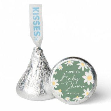 Sage Green Boho Daisy Flower hershey®'s kisses®