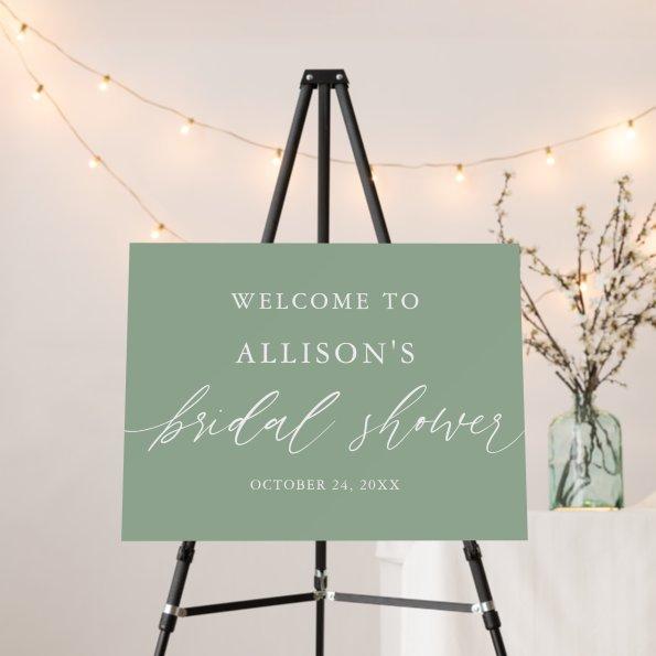 Sage Green  Welcome Foam Board