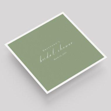 Sage Green Custom  Napkins