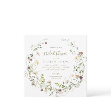Sage Green Wildflower Rustic Boho